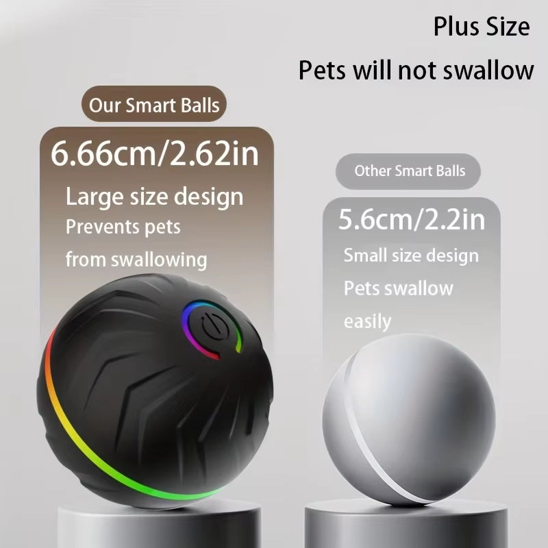Exciting Intelligent Teasing Dog Ball - Interactive Toy with Colorful Lights for Endless Fun!