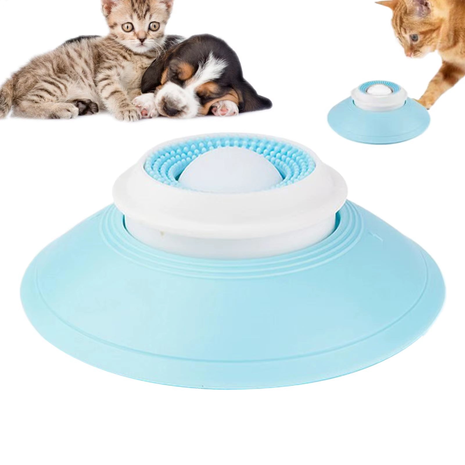 Pet Slow Feeder Lick Toy Puppy Interactive Toy Dog Bowls Anti-Choking Pet Enrichment Toys for Bathing Grooming and Training
